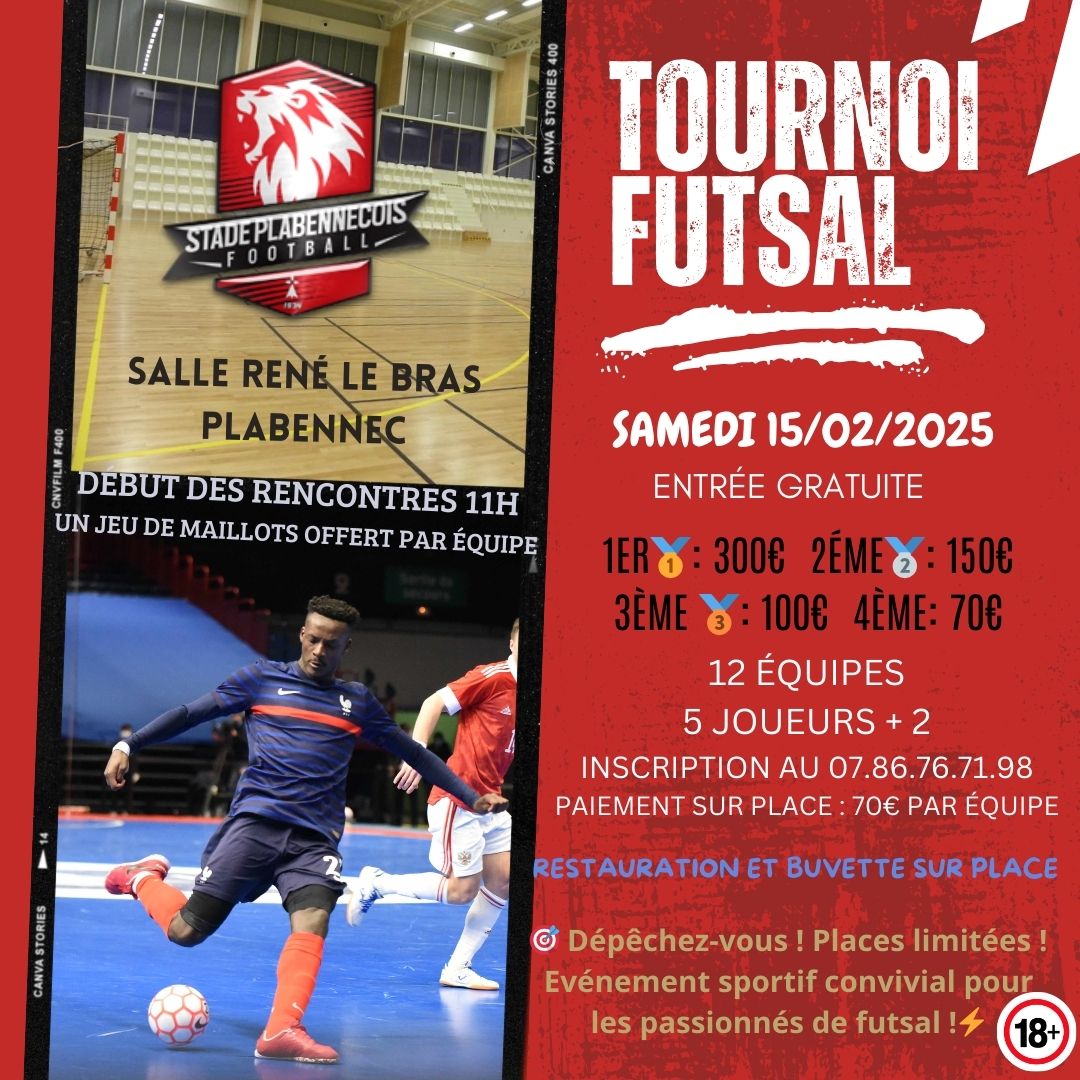 Tournoi futsal - Senior masculin